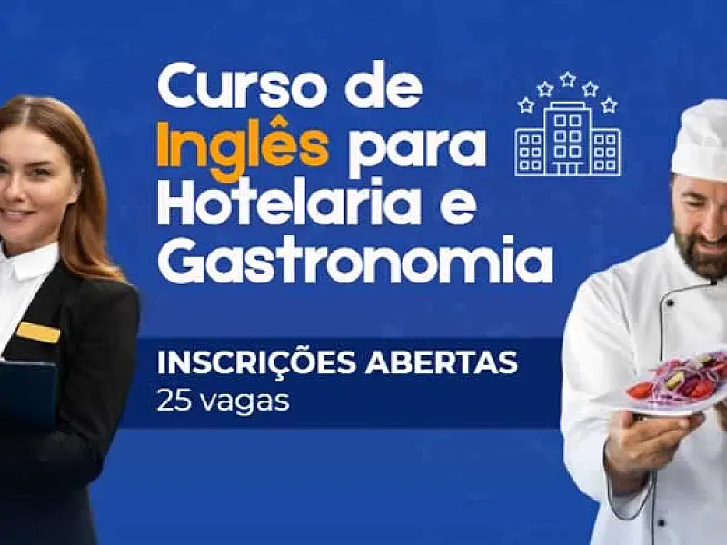 São Vicente abre inscrições para curso gratuito de inglês voltado à hotelaria e gastronomia