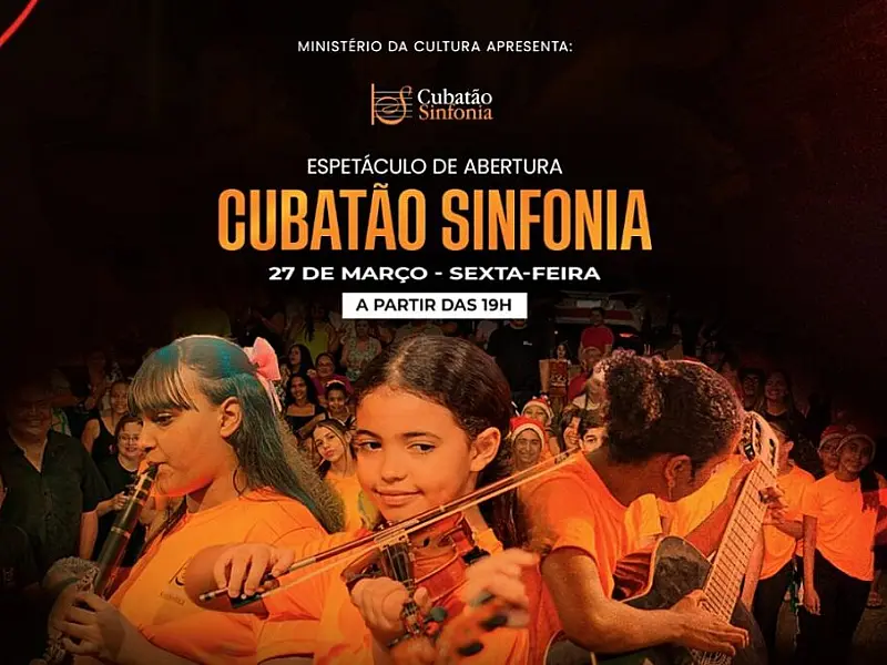 Cubatão Sinfonia marca a abertura do ano letivo com apresentações no Teatro Zanzalá