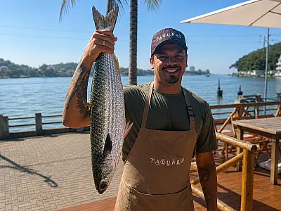 Tainha na Brasa carrega legado familiar em restaurante de Itanhaém