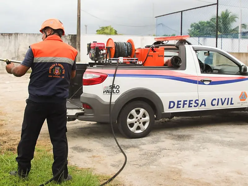 Defesa Civil de São Vicente adquire novo equipamento de combate a incêndios