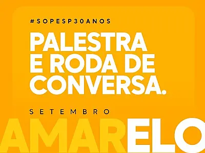 SOPESP participa da Campanha Setembro Amarelo, ocorrerá nesta sexta-feira, 15