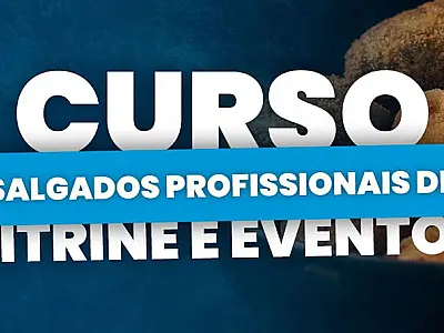 Curso Gratuito de Salgados Profissionais abre inscrições em São Vicente