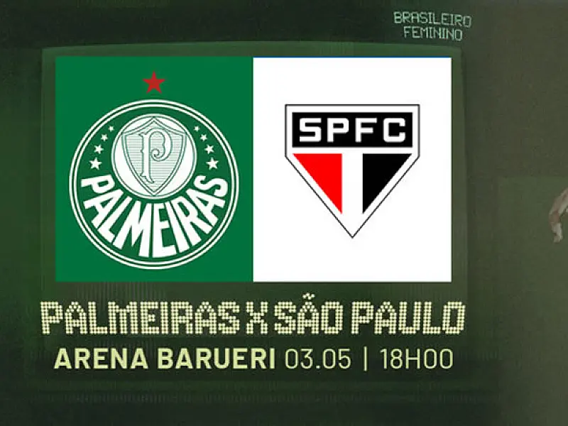 Palmeiras mede forças com São Paulo pela nona rodada do Brasileiro Feminino