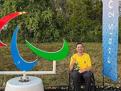 Alexandre Galgani representa o Brasil no tiro esportivo nos Jogos Paralímpicos de Paris2024