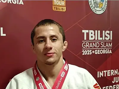 Michel Augusto garante prata no 1º dia do Grand Slam de Tbilisi