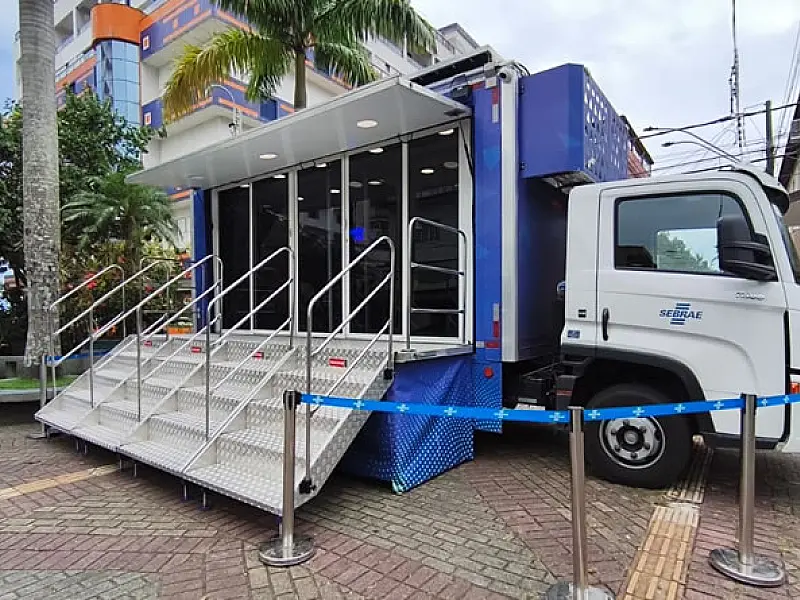 Mongaguá recebe Sebrae Móvel na Praça Fernando Arens entre 16 e 20 de março