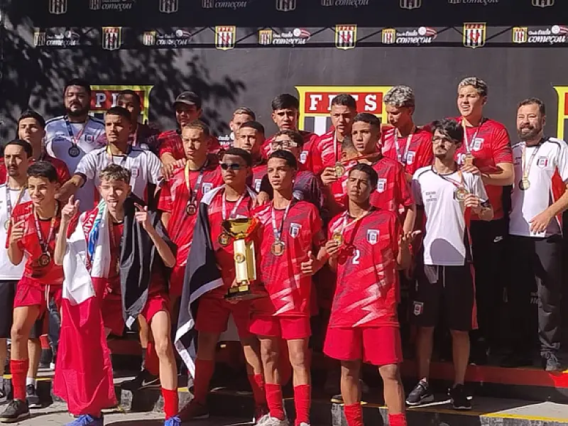 Time Praia Grande de futsal sub-16 é campeão Metropolitano da Série A-2