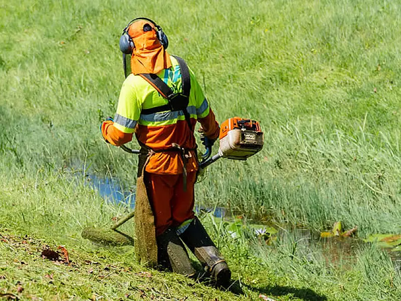 Bairro Chácaras recebe serviços de limpeza, roçagem e manutenção