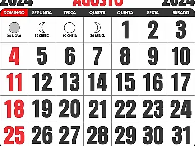 Hoje é Dia: confira datas, fatos e feriados de agosto de 2024