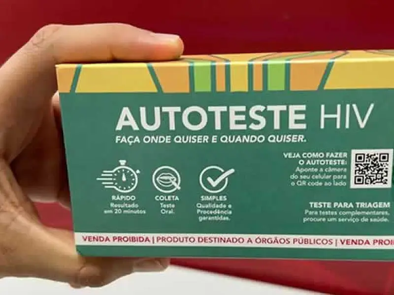Embalagem de autoteste de HIV fica mais discreta para incentivar uso
