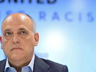 'O futebol espanhol não é racista, a Espanha não é racista, nunca fui racista', afirma presidente de