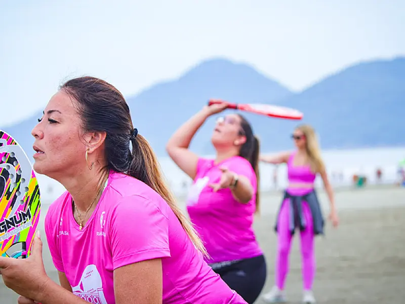 Beach Tennis ganha espaço em Santos e se torna aliado da saúde e bem-estar
