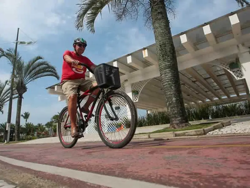 Referência em ciclovias, Praia Grande/SP aprimora infraestrutura de mobilidade urbana