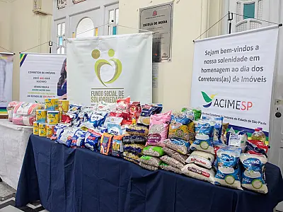 Fundo Social de Santos recebe mais de 130 quilos de alimentos