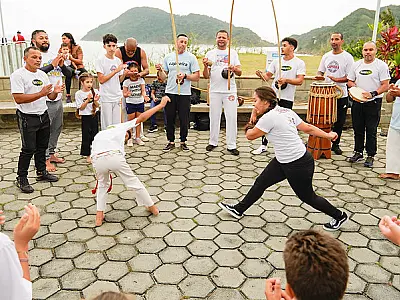 Guarujá terá Festival de Capoeira neste domingo, dia 05, no Guaibê