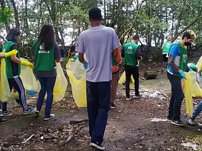 Mutirão limpa o manguezal neste sábado em Cubatão