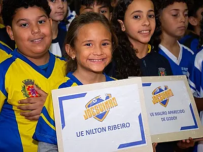 Jogos Estudantis de São Vicente celebram abertura com festa, emoção e recorde de participantes