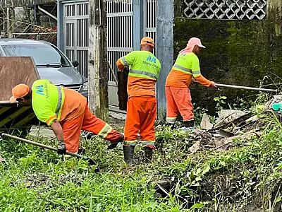 Prefeitura de Bertioga intensifica ações de zeladoria e drenagem após fortes chuvas 