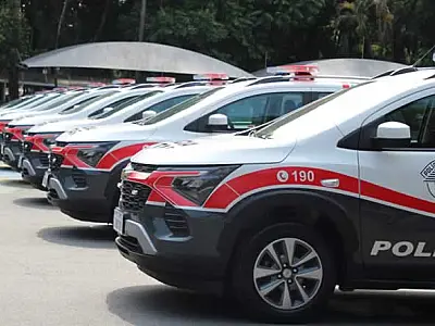 Baixada e Vale do Ribeira recebem 42 viaturas da PM para reforçar policiamento nas regiões