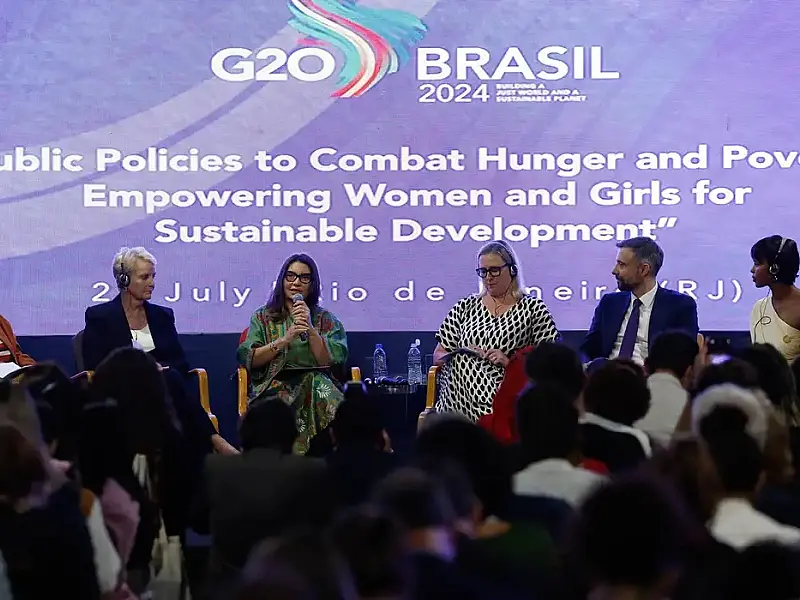 "Aliança Global contra a Fome nos deixa esperançosos", diz Janja