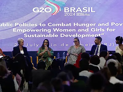 "Aliança Global contra a Fome nos deixa esperançosos", diz Janja