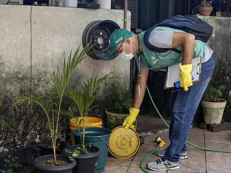 Bairro em Santos recebe mutirão contra o Aedes nesta quarta-feira