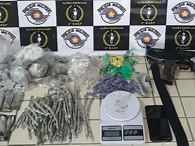 PM apreende submetralhadora e prende homem na Baixada Santista