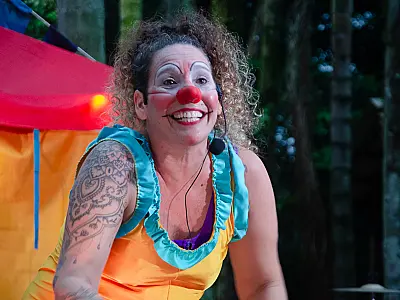 "Circo na Praia - Uma Família Excêntrica" - em Praia Grande