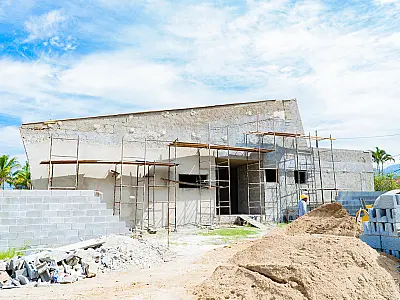 Obras da futura creche entram em fase de acabamento no Indaiá