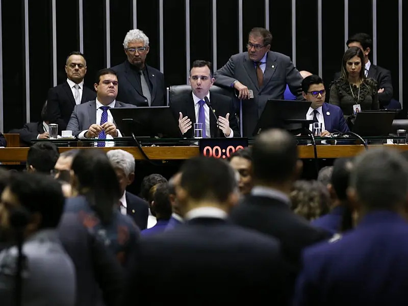 Pacheco lê requerimento e cria CPMI dos atos golpistas de 8 de janeiro