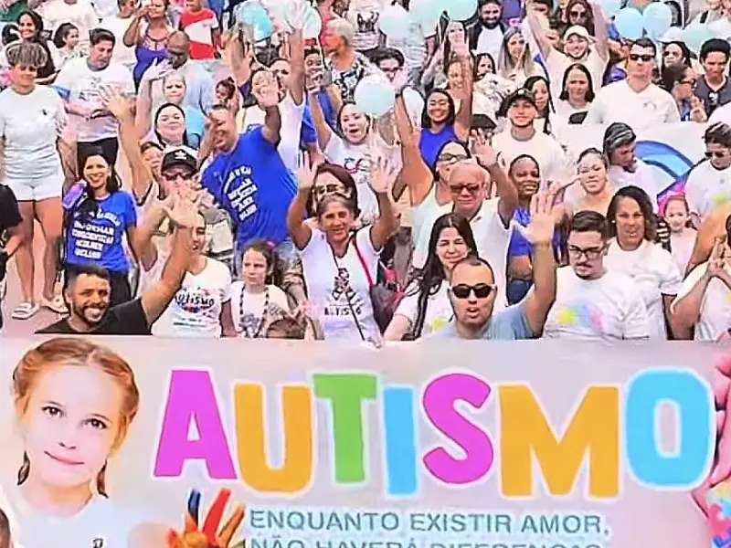 Guarujá promove Caminhada de Conscientização do Dia Mundial do Autismo neste domingo (12)