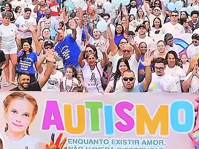 Guarujá promove Caminhada de Conscientização do Dia Mundial do Autismo neste domingo (12)