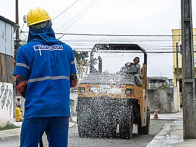 Prefeitura de Bertioga inicia pavimentação de seis ruas no bairro Chácaras