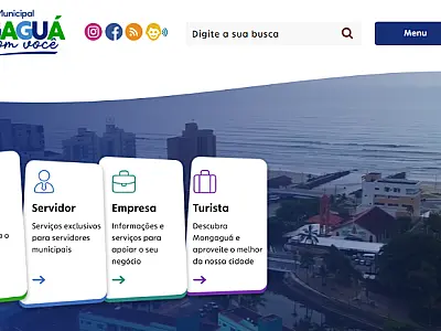 Prefeitura de Mongaguá lança novo portal com foco em transparência, acessibilidade e serviços digitais
