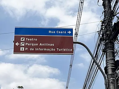 Cubatão passa a ter placas de sinalização turística por toda a cidade