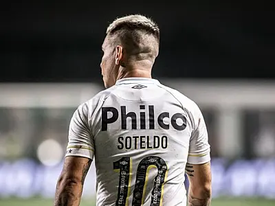 Santos multa o jogador Soteldo após expulsão contra América-MG