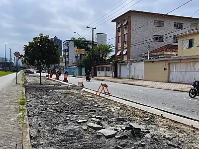 São Vicente realiza pacote de melhorias em mobilidade na Linha Amarela