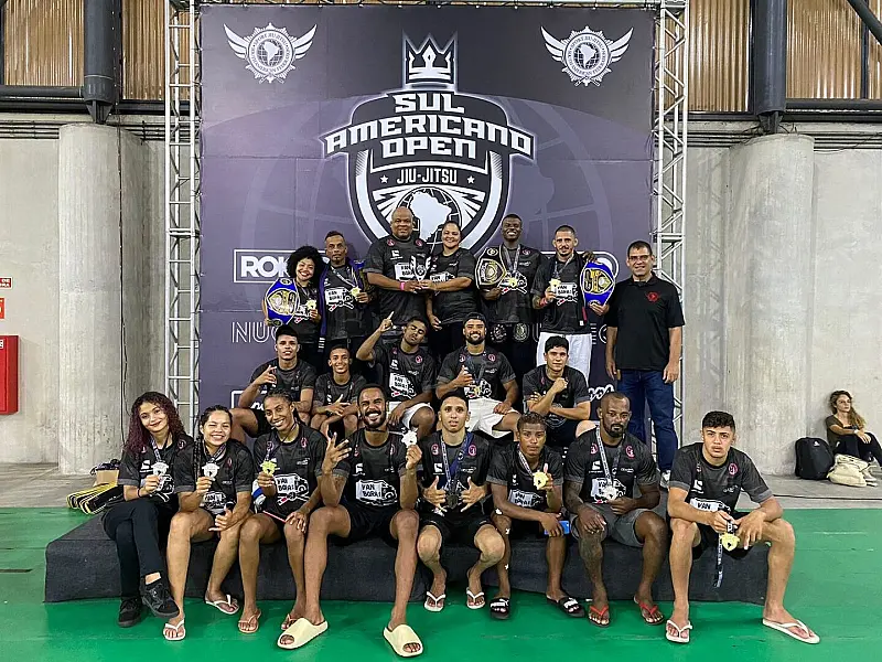 Organização Social de Guarujá conquista 13 ouros no Sul Americano Open de Jiu-jítsu