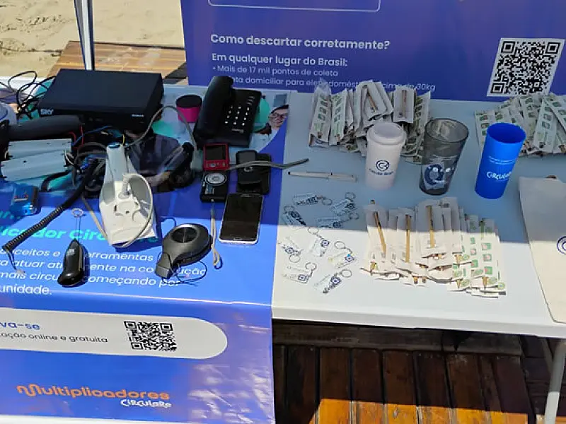 Verão no Clima terá espaço para descarte de resíduos eletrônicos em Mongaguá