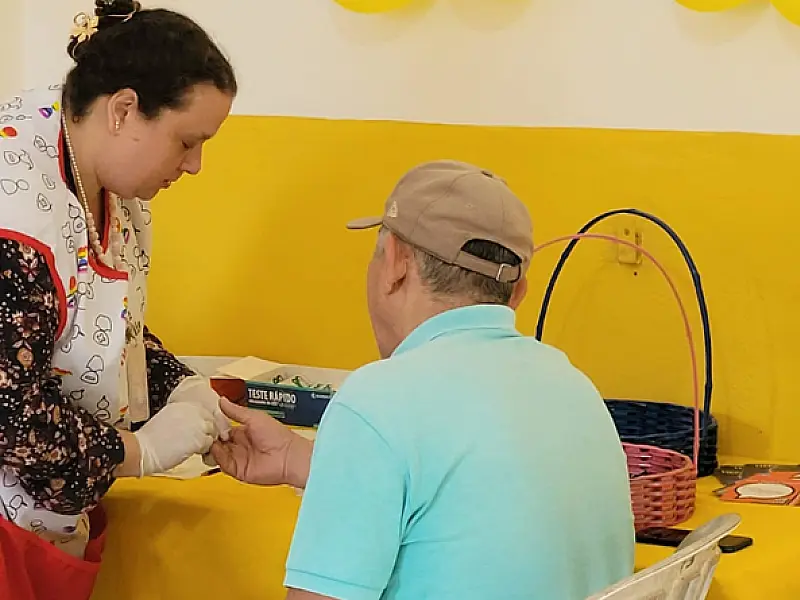 São Vicente promove testagem de HIV, Sífilis e Hepatite B e C em alusão ao julho amarelo