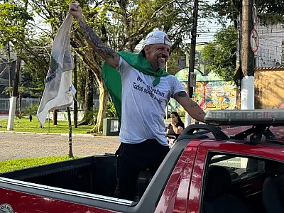 Ultramaratonista cubatense entra para a história ao completar sua '2ª Volta ao Mundo'