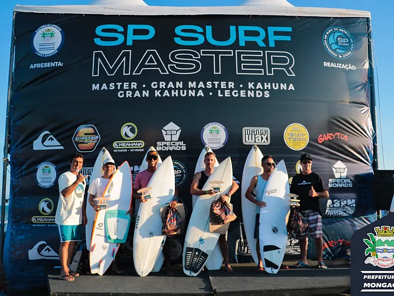 Praia do Píer recebe etapa do Campeonato Paulista de Surf Master