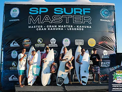Praia do Píer recebe etapa do Campeonato Paulista de Surf Master
