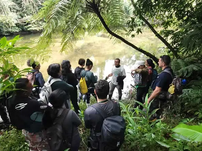 Ecoturismo em Bertioga é fortalecido com abertura de nova trilha à margem do Rio Jaguareguava