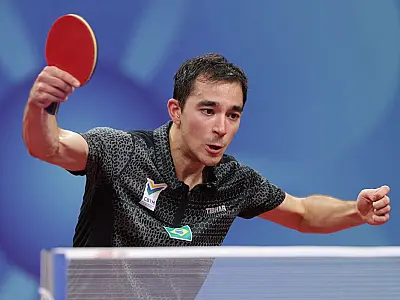 Hugo Calderano fatura o título do WTT de Durban, na África do Sul