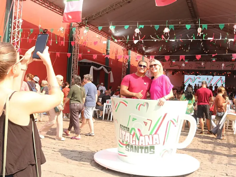 Parque Valongo recebe 2ª Festa Italiana de Santos