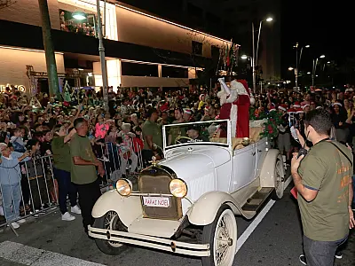 O Shopping Parque Balneário, em Santos,  realizará a 11ª Parada de Natal