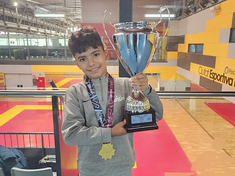 Atlete de Guarujá é campeão mundial sub-9