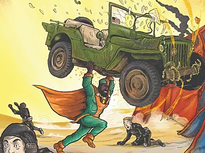 Gibiteca de Santos abre exposição 'Estados Unidos da África'