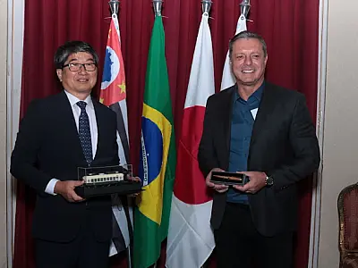 Santos recebe comitiva de Nagasaki para fortalecer laços